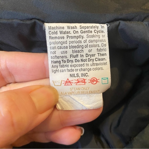 Vintage NILS Women Floral Patterned Silver Hardware Ski Jacket Size Small - Picture 11 of 12